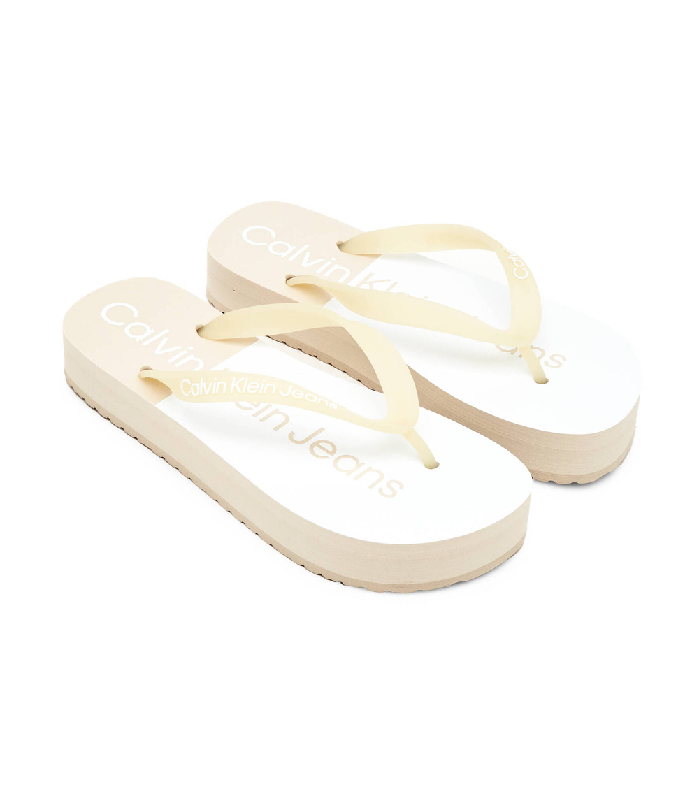 Вьетнамки CALVIN KLEIN JEANS - экрю(YW0YW01617)