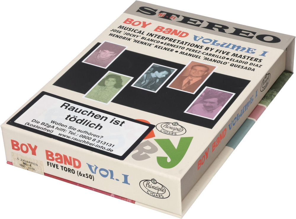 Подарочный набор PRINCIPLE CIGARS Сигары Boy Band Volume 1 Legendary