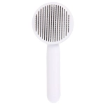 Расческа - пуходерка с кнопкой самоочистки «ПРЕМИУМ - МОЙ БРО», цвет пудровый, 7.5*19см (коробка)