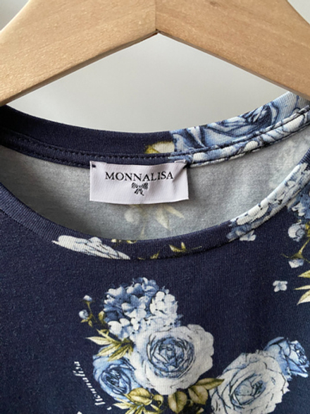 Новое хлопковое платье Monnalisa, 134