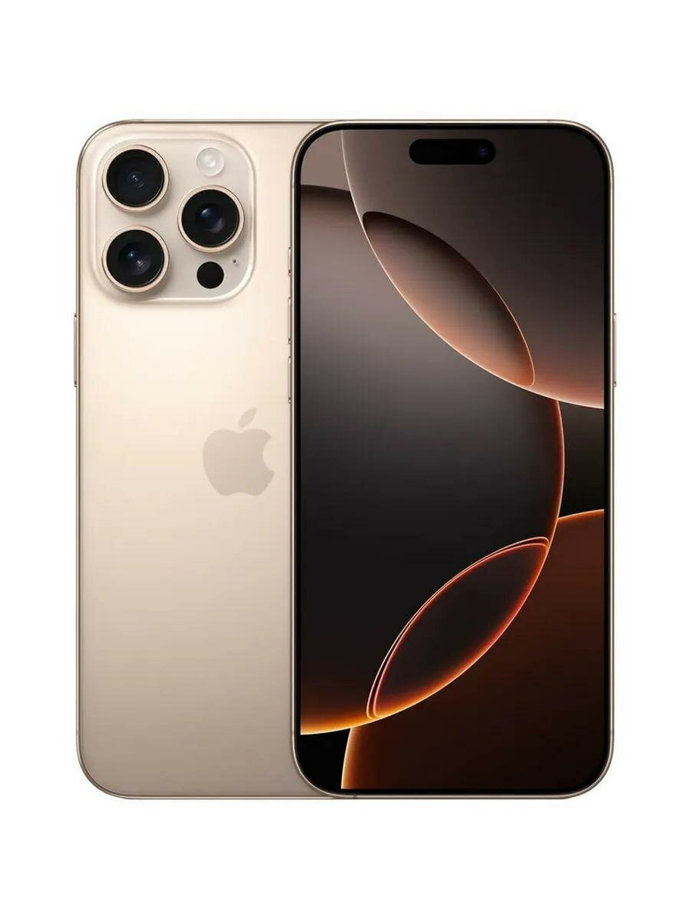 Смартфон Apple iPhone 16 Pro Max 256 Гб, Dual: Только eSim, Desert Titanium (пустынный титановый)