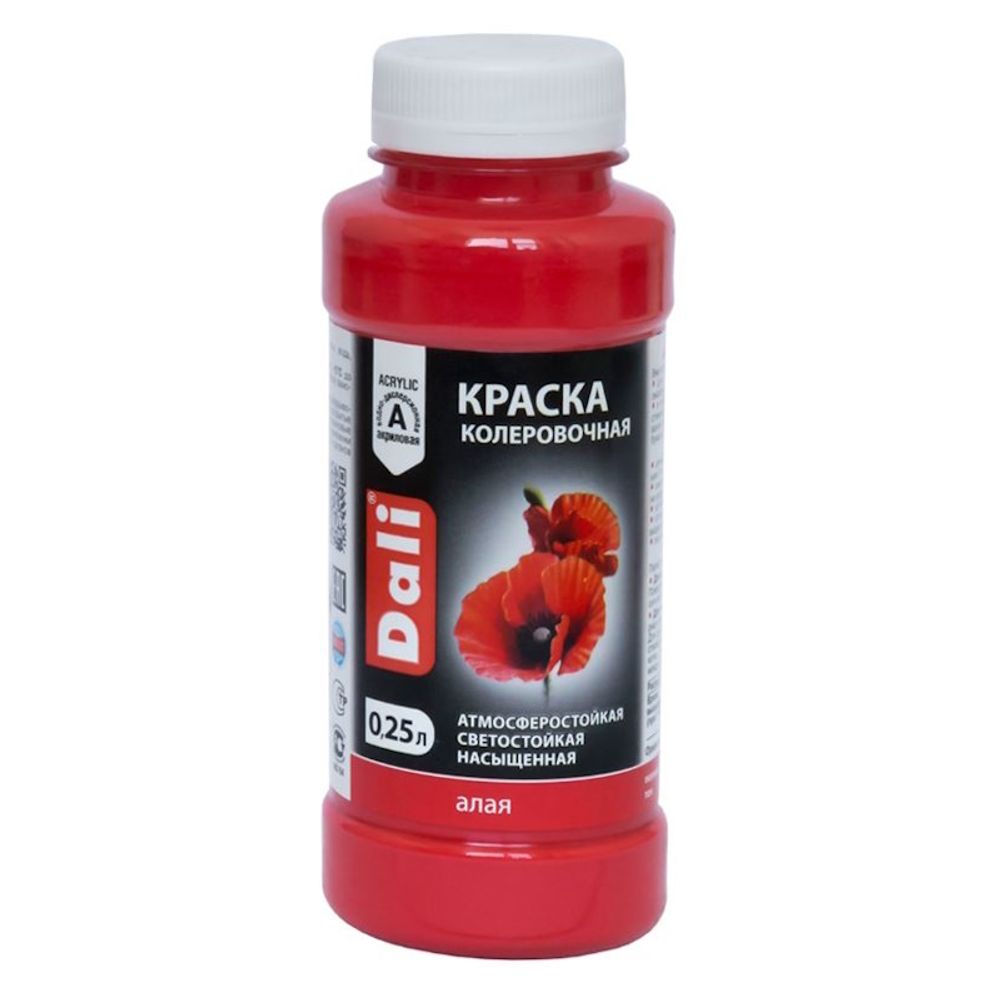 Краска-колер  DALI алый  0,25л (Рогнеда)