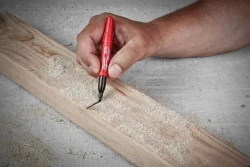 Маркеры MILWAUKEE INKZALL черный, красный, синий (3шт) для стройплощадки с тонким пером