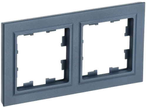 BRITE Рамка 2-местная РУ-2-БрМ маренго IEK