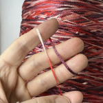 BRILLIANTA - Figli di Ugo Filati; 100% вискоза; 300м/100гр; col. 3136, цвет: секционная красный, фиолетовый, розовый