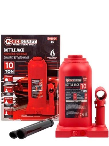 Домкрат гидравлический бутылочный, 10т