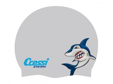 Шапочка Cressi Fantasy силиконовая с рисунком серая