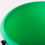 Ведро 6 л, без крышки, пластиковое,зеленое мерная шкала, LAIMA, 603891