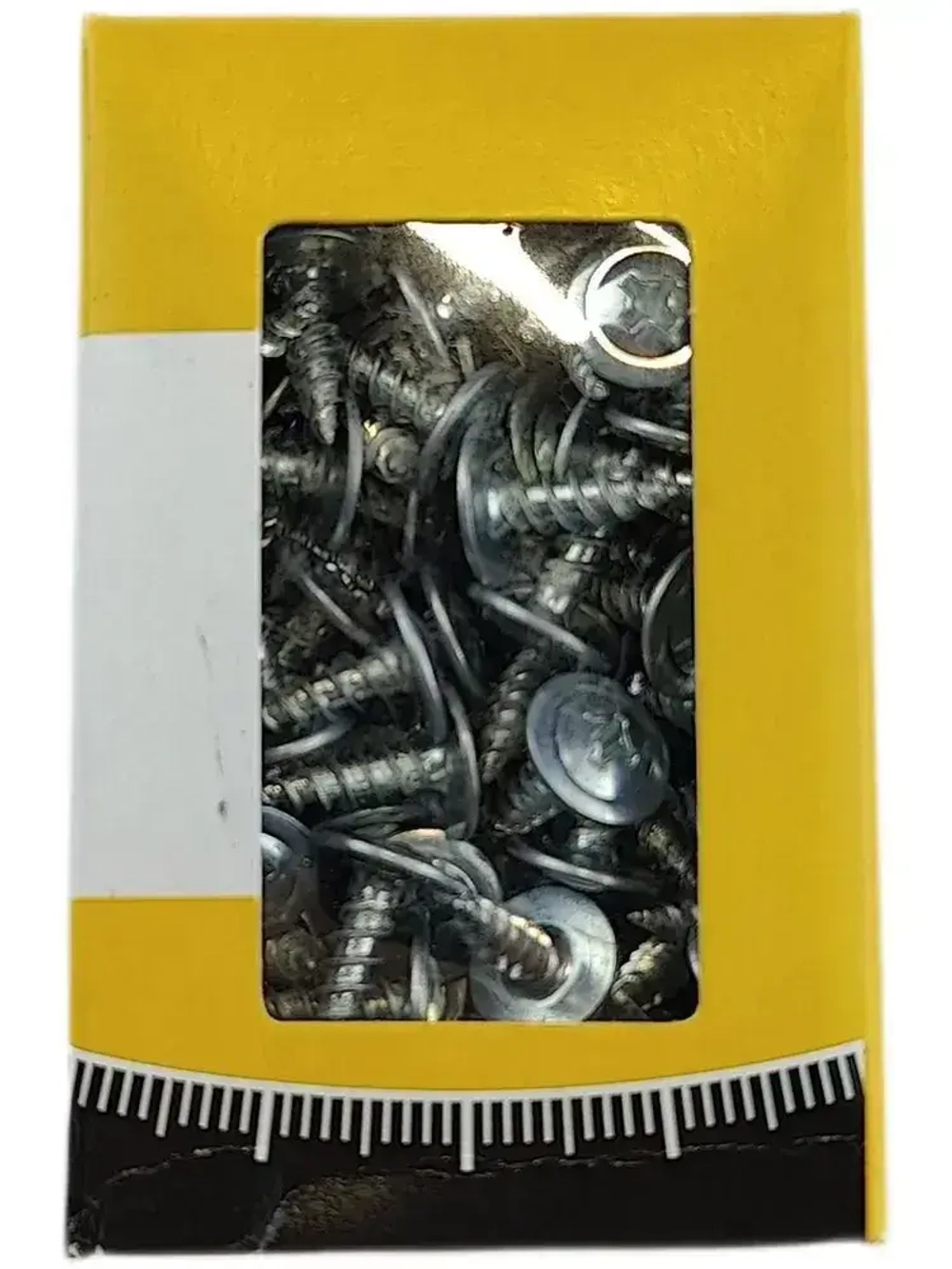 Саморезы по металлу с прессшайбой 4,2мм х 13мм, острые оцинкованные 200шт