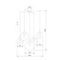 Подвесная люстра TK Lighting 5382 Esme