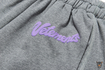 Шорты Vetements "Sweet Logo" серые