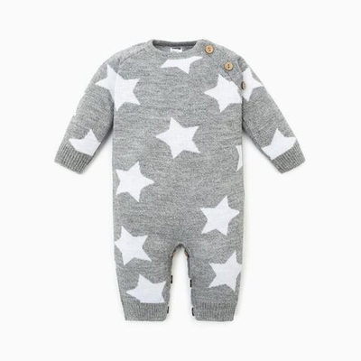 Комбинезон вязаный "Звезды" р. 86-92 см 7774819 (Крошка Я)
