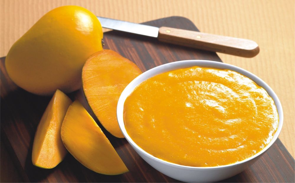 Пюре манго с сахаром Rasanand Alphonso Mango Pulp 850 г
