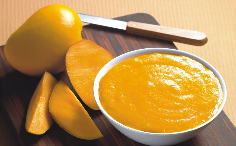 Пюре манго с добавлением сахара Rasanand Alphonso Mango Pulp 850 г