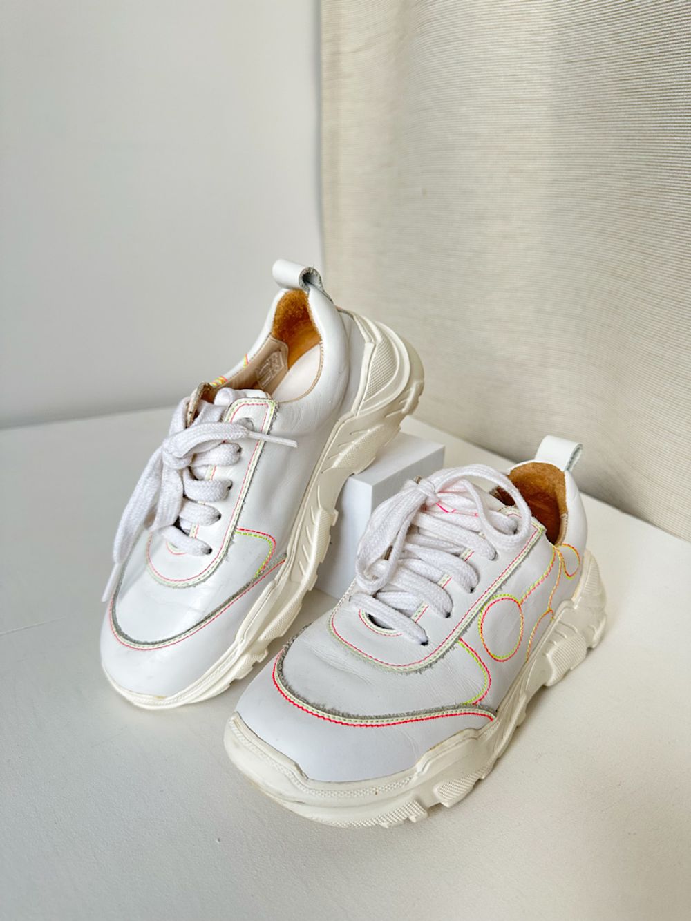 Кожаные кроссовки Bonpoint, 31