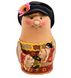 Народные промыслы ТК-716 Матрешка-шкатулка «Кузьма с балалайкой»