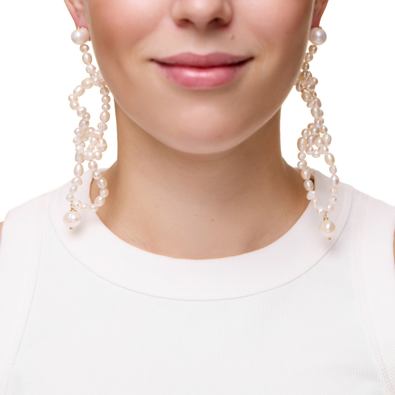 Серьги White Lotus Earrings