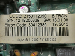 WMSG608 кт105 Электронный модуль для стиральной машины Hotpoint-Ariston 21501120901 б/у