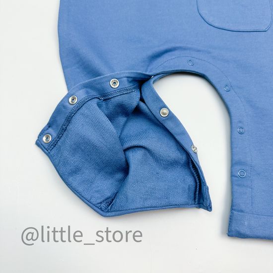 Комбинезон из футера "Summer moments" синяя волна