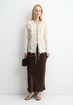 Блуза Pillow айвори