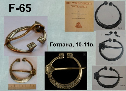 Фибула. Швеция 11 в.