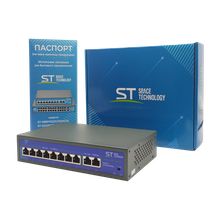 Коммутатор на 8 PoE портов ST-S88POE(2G/120W/A)