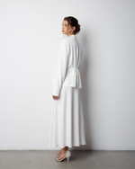 Юбка из смесовой вискозы Александр Маккуин белый