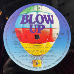 Винтажная виниловая пластинка LP Yazz Wanted (Germany 1988)