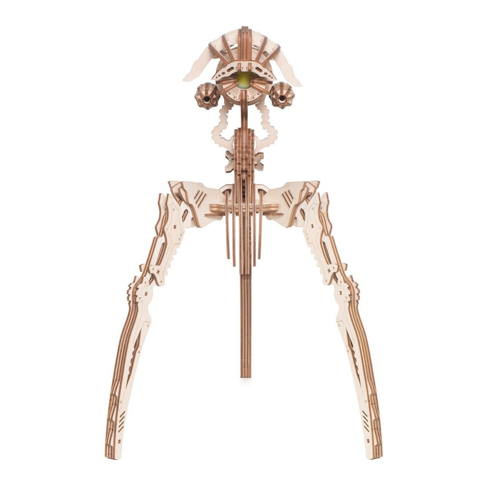 Робот Захватчик миров от Lemmo - Подвижная сборная модель, деревянный конструктор, 3d пазл