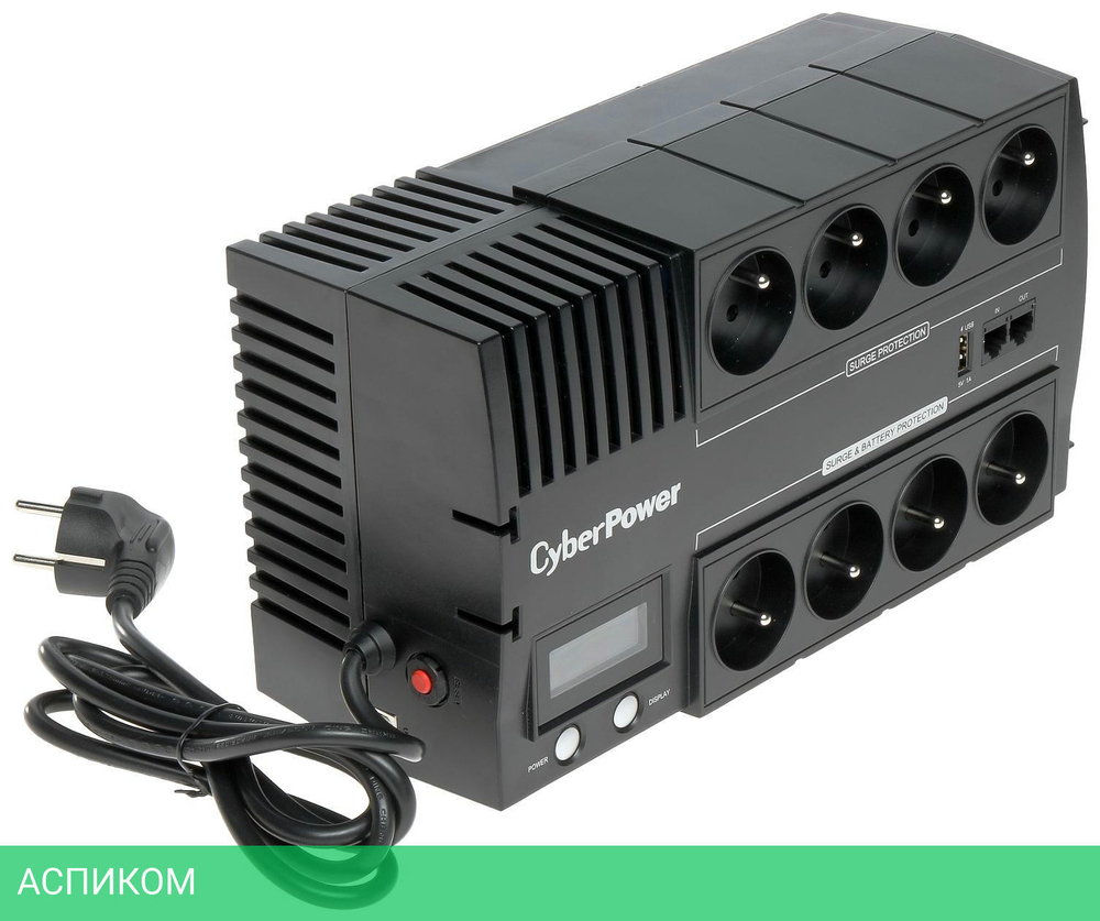 Источник бесперебойного питания CyberPower 700VA/420W (BR700ELCD)
