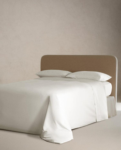 ZARA HOME (1000 НИТЕЙ) ПРОСТЫНЯ ИЗ ПЕРКАЛЯ | ВЫСОТА 40 СМ, БЕЛЫЙ