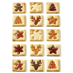 Форма для приготовления печенья Silikomart Winter Holiday 24х15х2см