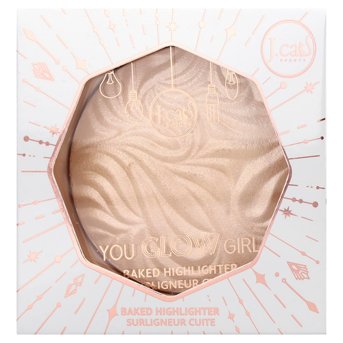 J.Cat Beauty, You Glow Girl, запеченный хайлайтер, YGG111 «Приморский мороз», 8,5 г (0,3 унции)