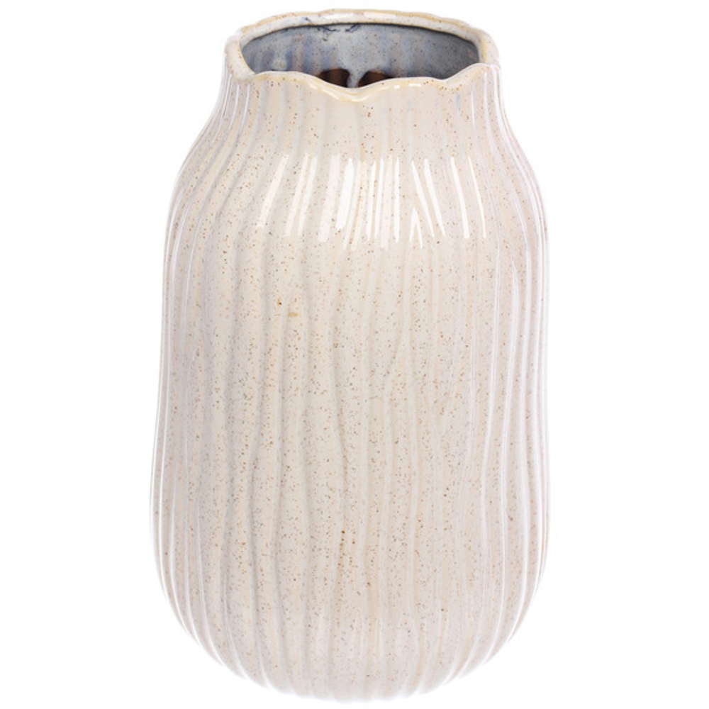 Ваза керамическая «Валенсия» 15*25см песочная