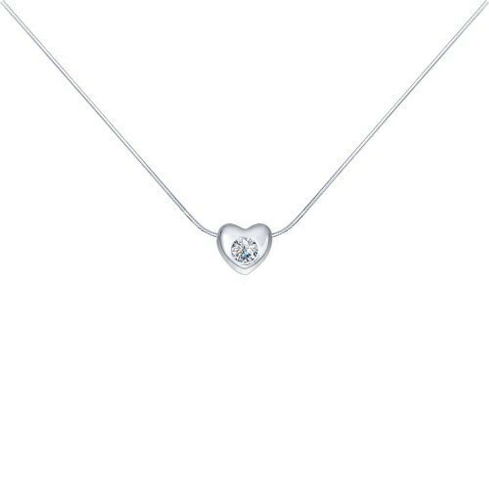 Колье из серебра со Swarovski Zirconia