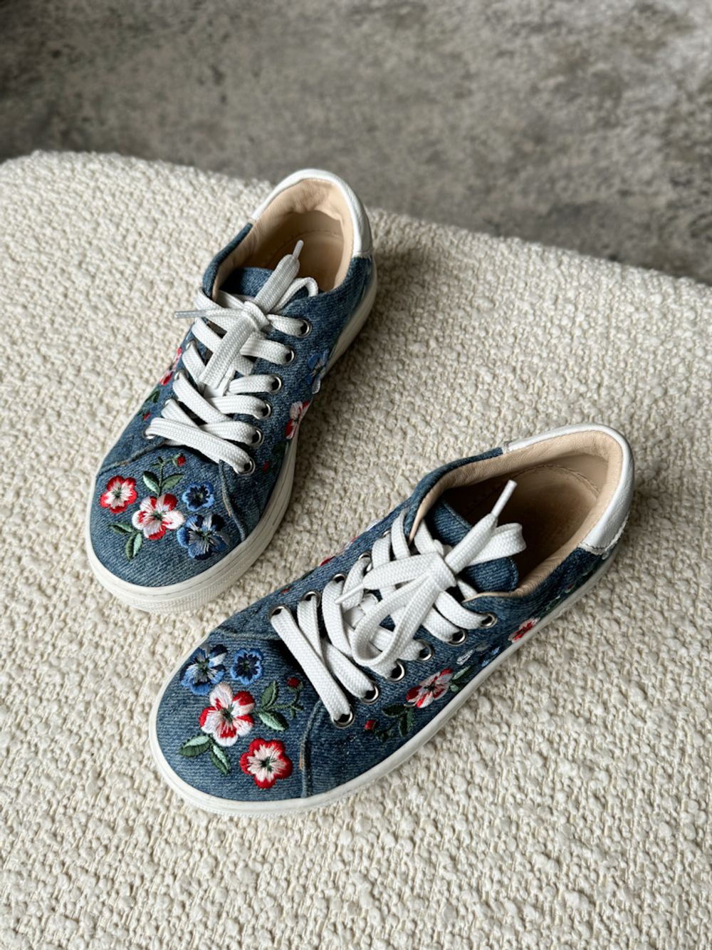 Кеды из денима Ermanno Scervino, 31,5