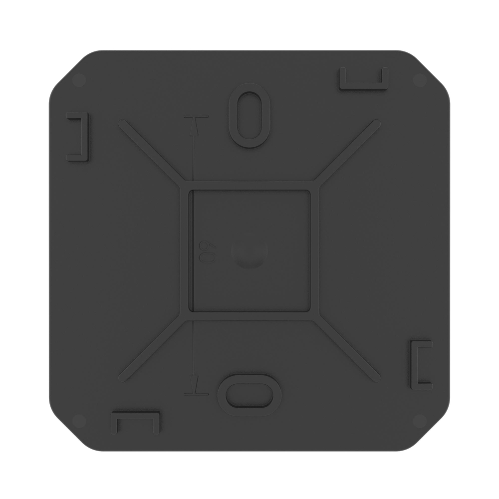 Коробка ответвительная с 8+2 кабельными вводами д.20/20мм,IP55,85х85х40мм, черный