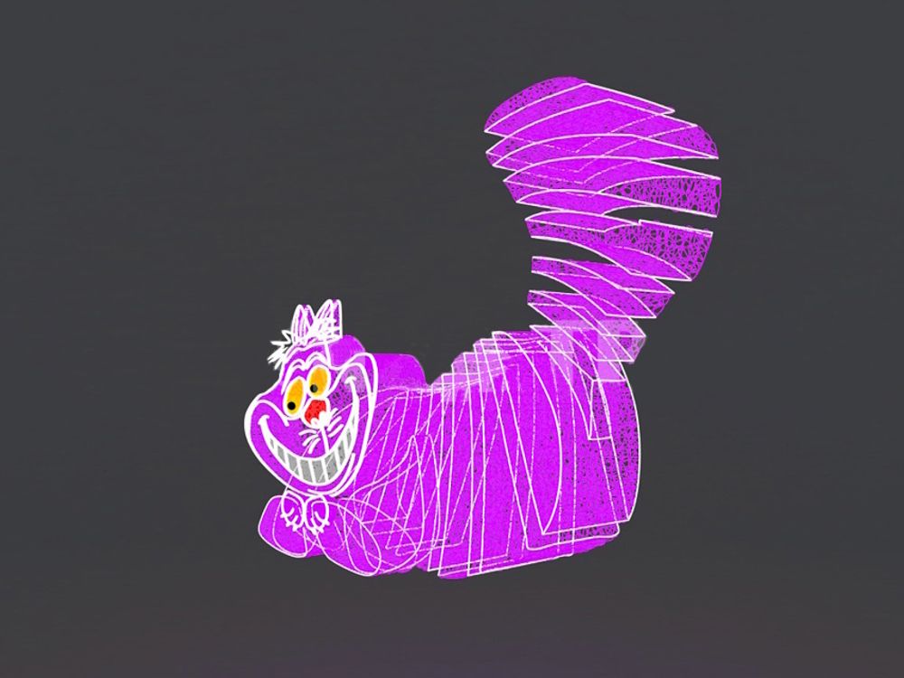 Светодиодная фигура "Чеширский кот" световая конструкция