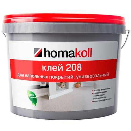 Клей для напольных покрытий Homakoll 208, 14 кг
