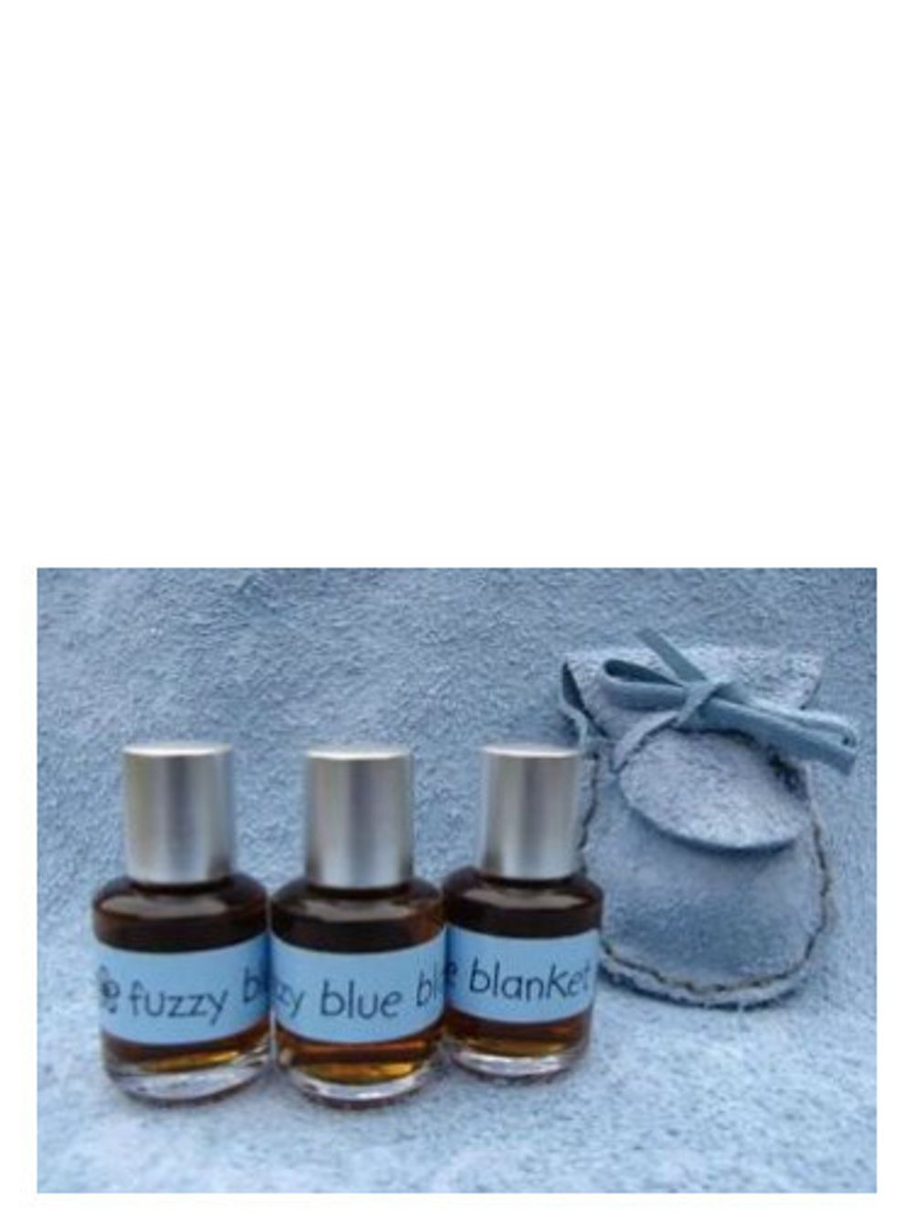 Skye Botanicals Fuzzy Blue Blanket