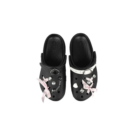 Crocs Classic Platform Clog 'Black Pink'