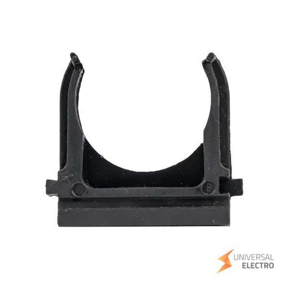 Крепеж-клипса d25 мм (10 шт) черная EKF-Plast