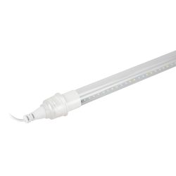 Фитолампа для растений светодиодная ЭРА FITO-9W-Rа90-Т8+FITO-Holder IP65 2хG13 с выключателем 1.5м | Фитолампы T8