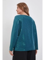 Блузка нарядная с пайетками