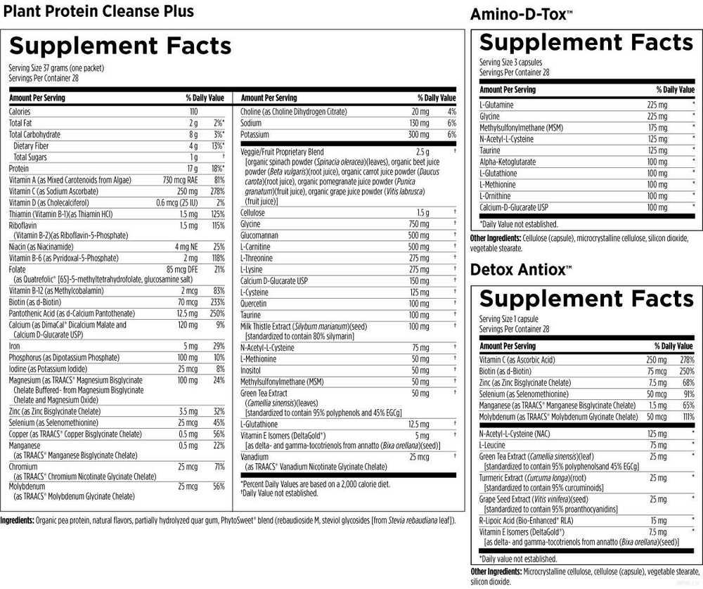 Plant Protein Cleanse Plus Detox Program