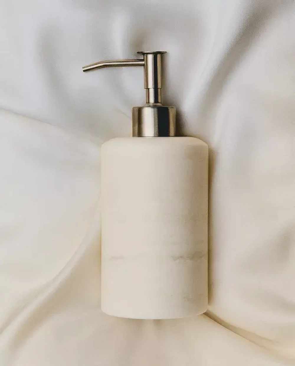 ZARA HOME ДОЗАТОР МЫЛА ИЗ МРАМОРА, БЕЛЫЙ