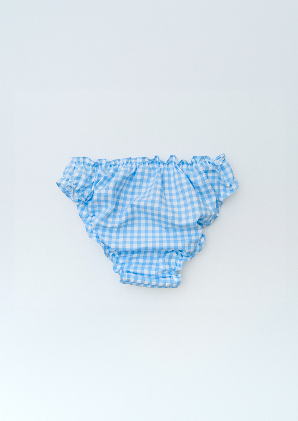 Ruffled gingham bloomers