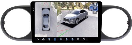 Магнитола для Toyota Corolla Rumion 2007-2016 - FarCar BX9-360-9583 монитор 9.5" 2K QLED на Android 13, 6Гб+128Гб, CarPlay, 4G SIM-слот, 4 камеры в комплекте