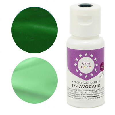 Краситель гелевый Cake Colors 129 AVOCADO, 20 гр