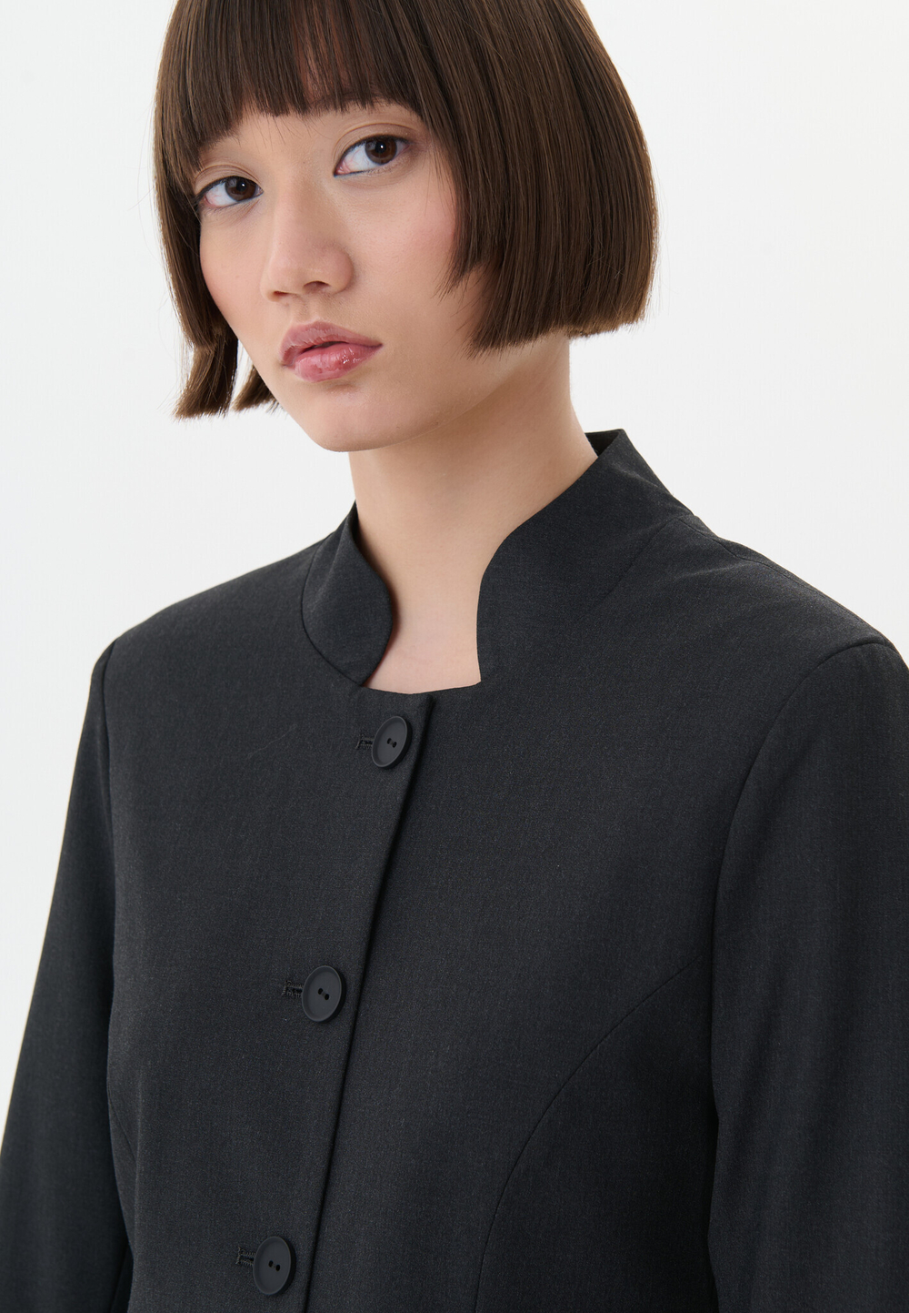 Жакет с объемными рукавами